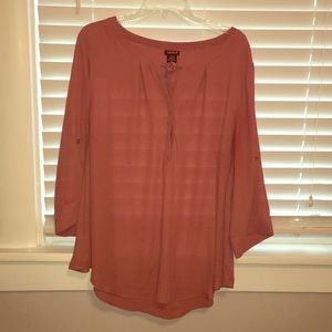 Torrid Tie Front Georgette Pullover Top